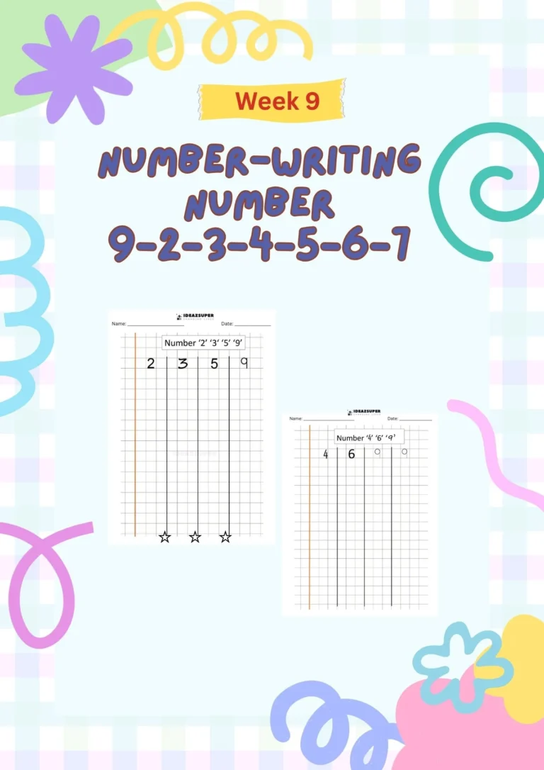 week 9 PreKG Level 1 Math