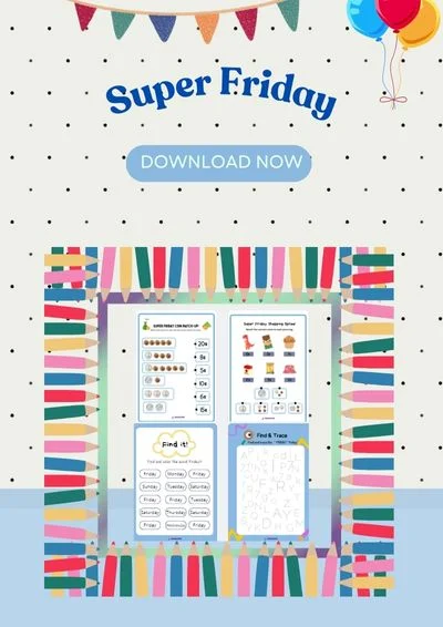 Super Friday Worksheets for Preschoolers