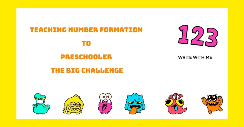 Teaching Number Formation to Preschooler - The Big Challenge