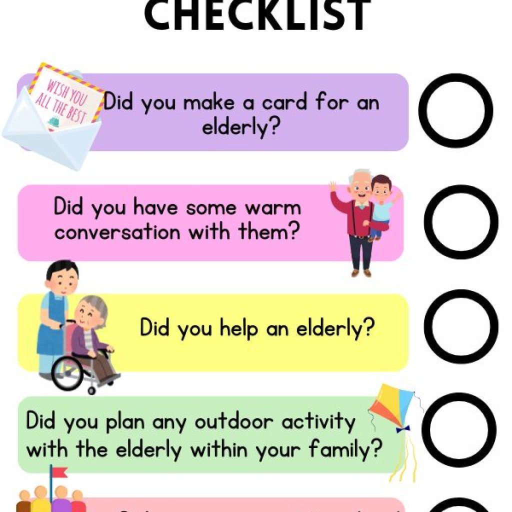 older persons day checklist