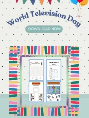 World TV Day worksheet