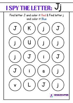 color the alphabet