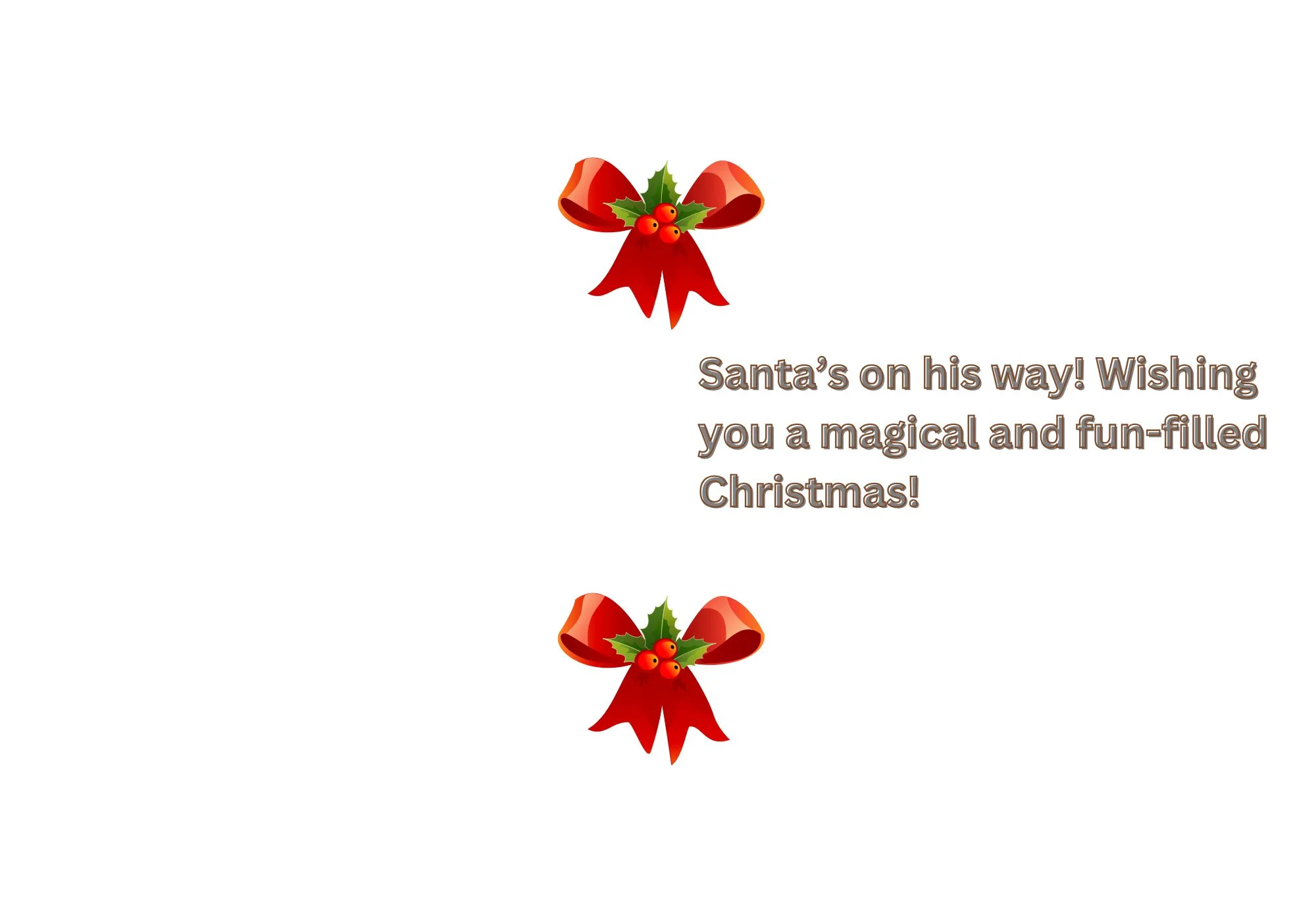 Christmas Card Template