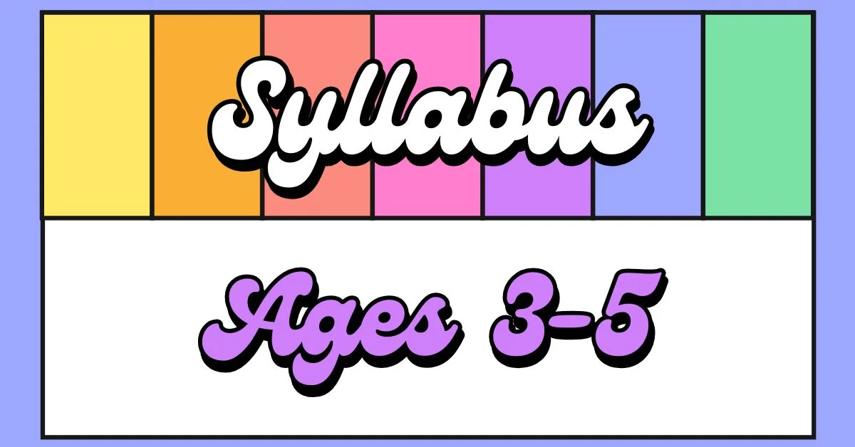 Preschool kindergarten syllabus