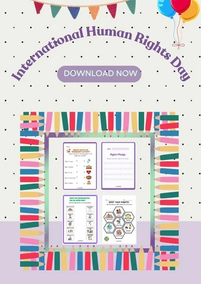 human rights worksheets preschool