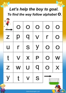 Alphabet Identification – Small Letters (Ages 2–5) | Find the Path