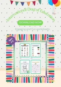 education day worksheet preschool fun