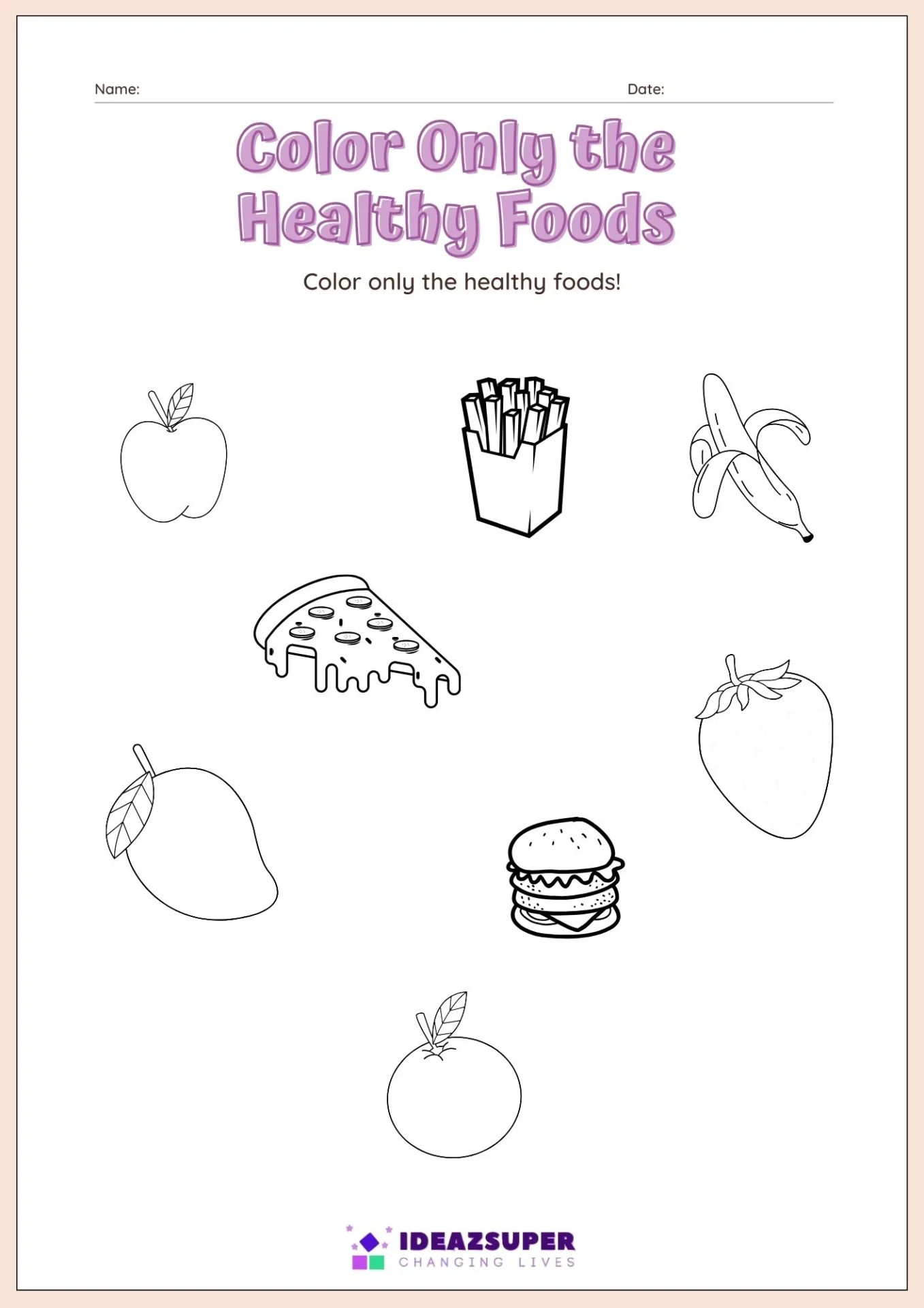 World Obesity Day Worksheets