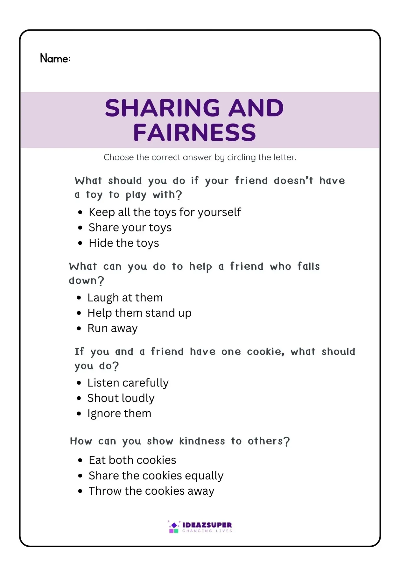 social justice day ideazsuper preschool worksheet