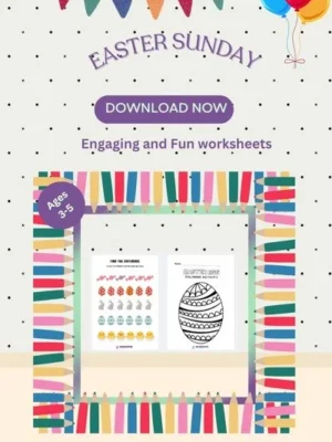 Easter Day ideazsuper preschool worksheet