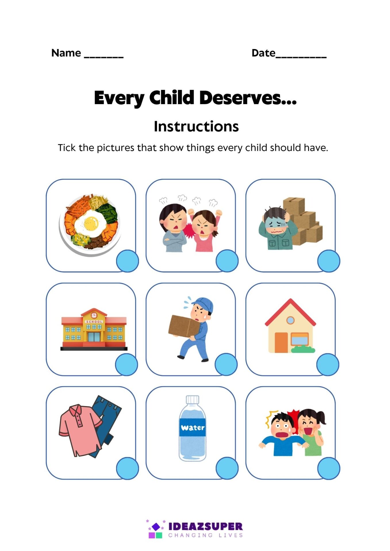 International Children’s Day worksheets