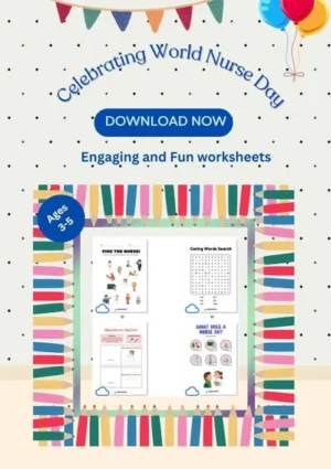 International Nurses Day – Fun Activities & Worksheets for Kids (Ages 3–7)