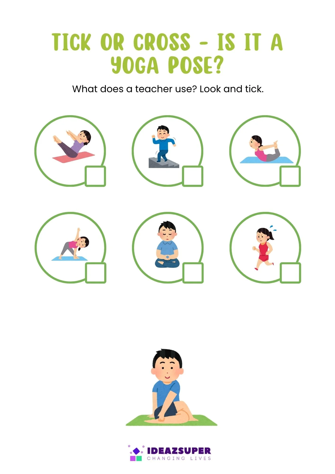 International Yoga Day – Calm and Stretch Activity for Preschoolers (Ages 3–6)