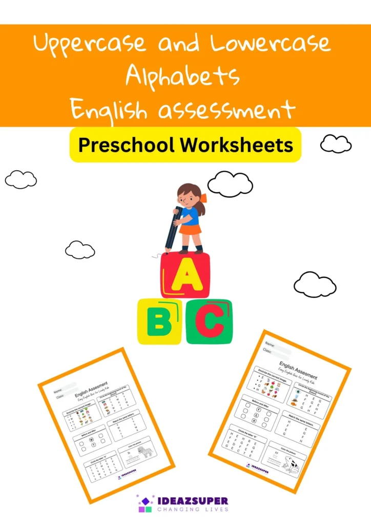 English assessment preschoolers (ages 3–6)