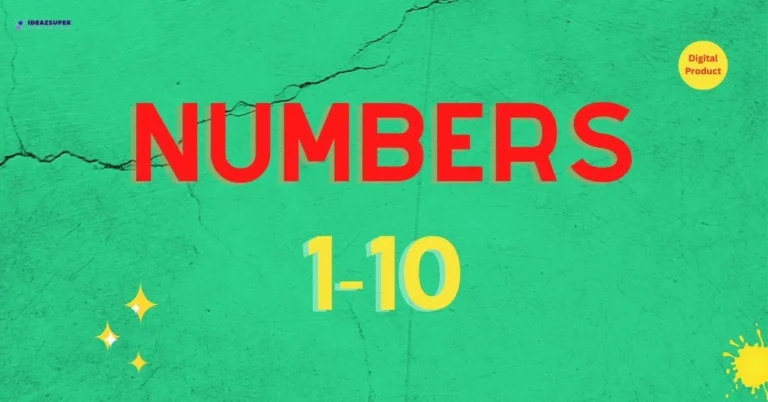 Learn Numbers 1 through 10