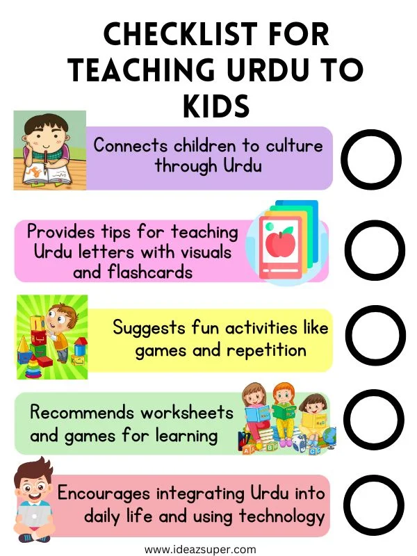 Teaching Urdu to Kids
