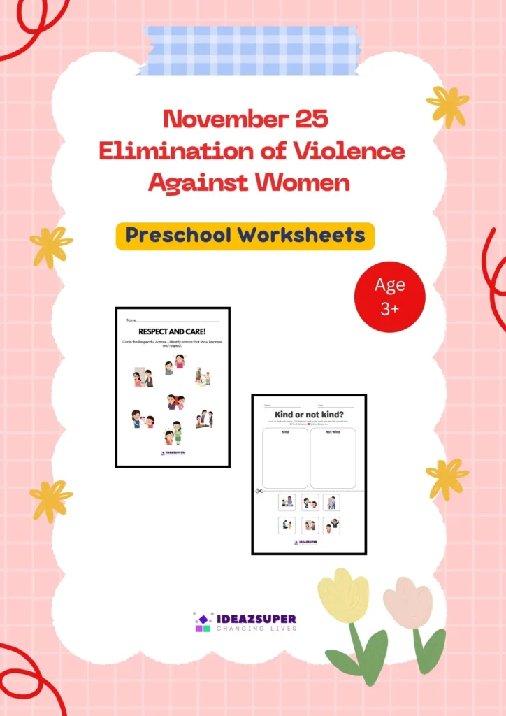 International Day for the Elimination of Violence against Women Worksheet