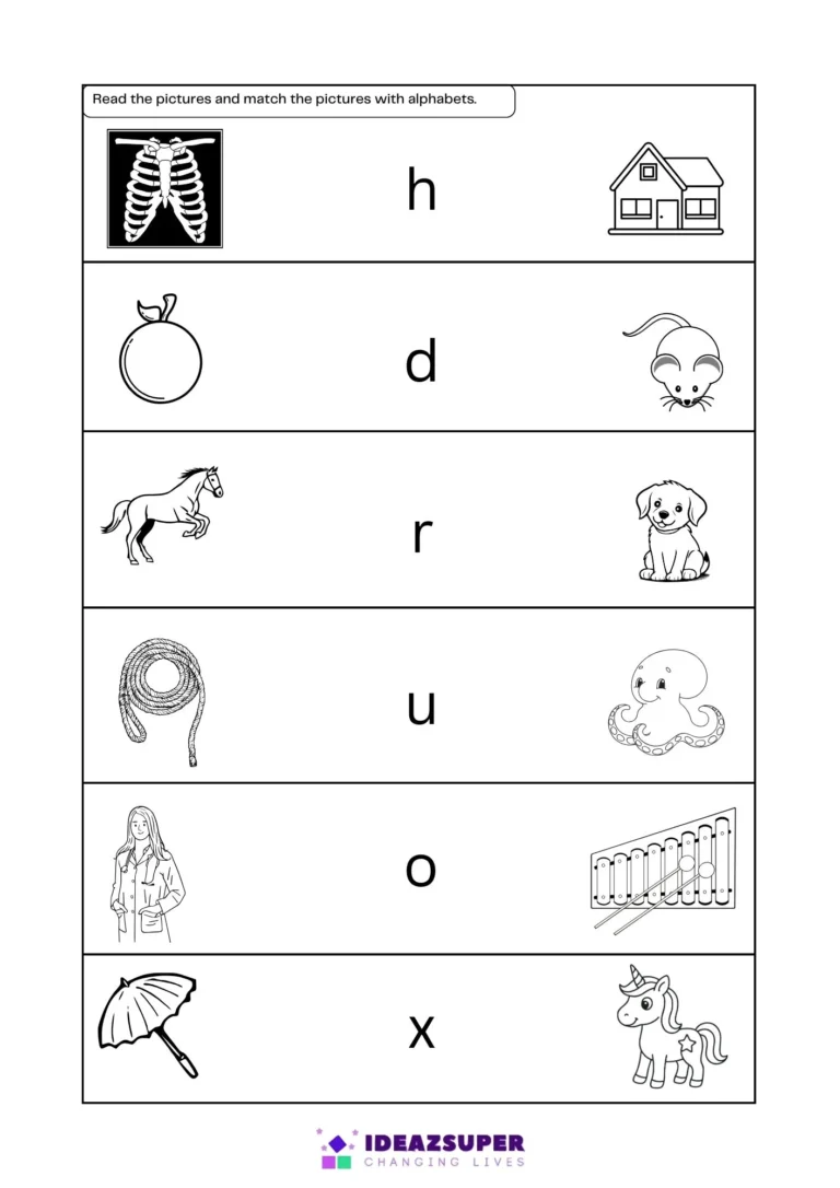 English Assessment Test 2 for Age 4+ (Free PDF) sample page 2