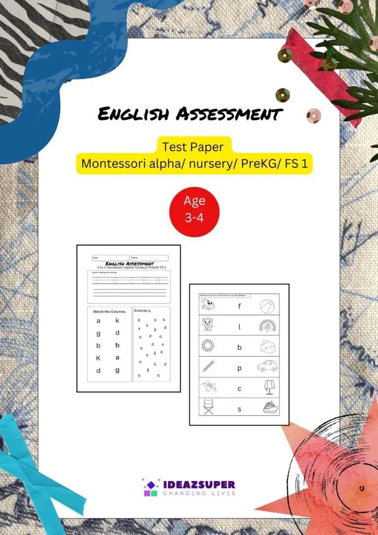 Printable Test Papers 2