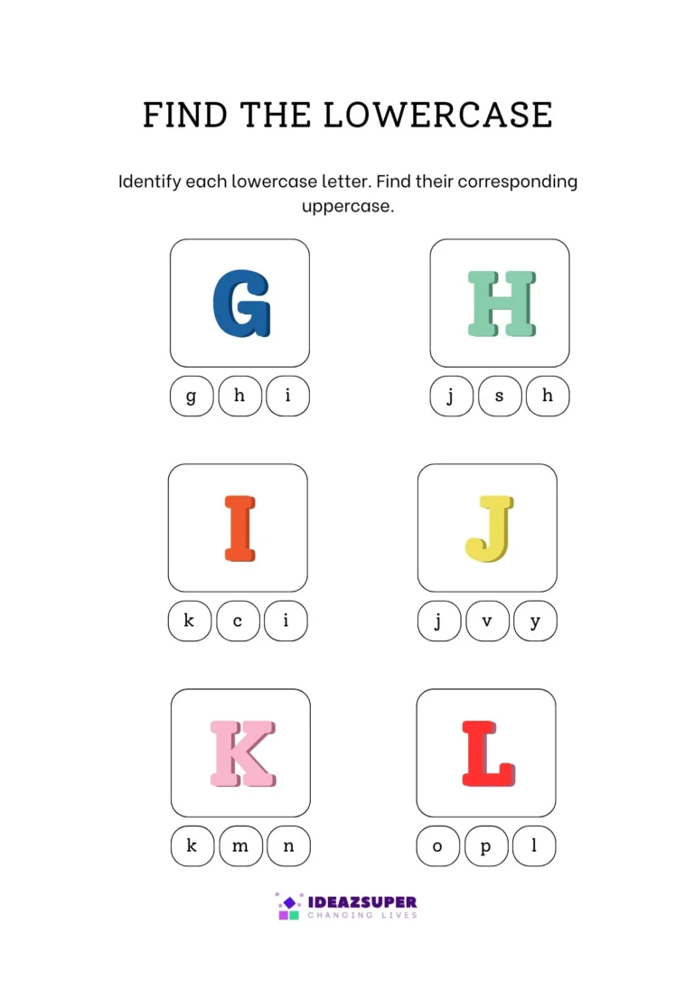Select the Matching Letter Worksheets sample page 2