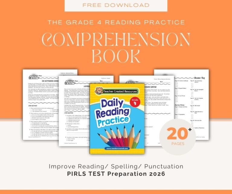 The grade 4 reading practice