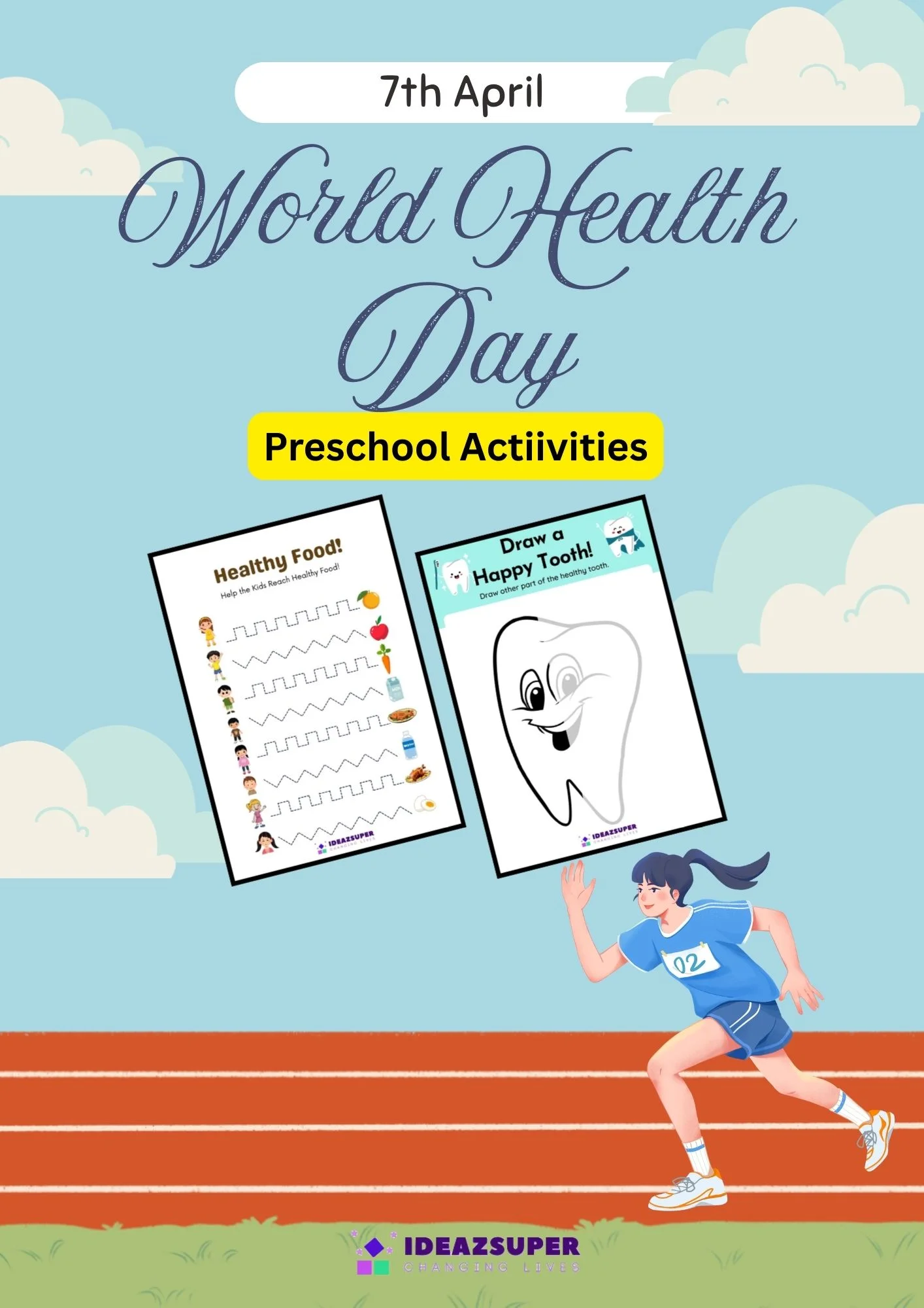 World Health Day Preschool Worksheets - IdeazSuper