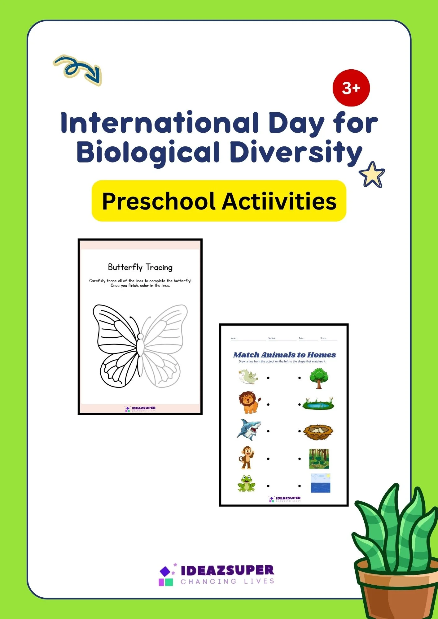 Biodiversity Worksheets for Kids (Ages 3–5) – Nature Activities ...
