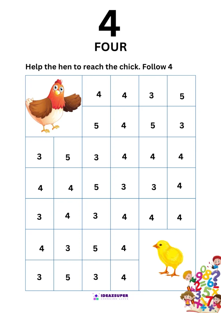 Number-4-identification-worksheet-preschool-follow-path
