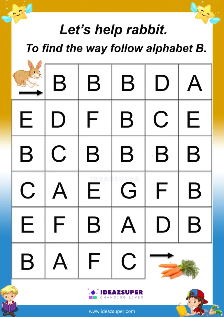 capital-letter-B-identification-worksheet-preschool-follow-path