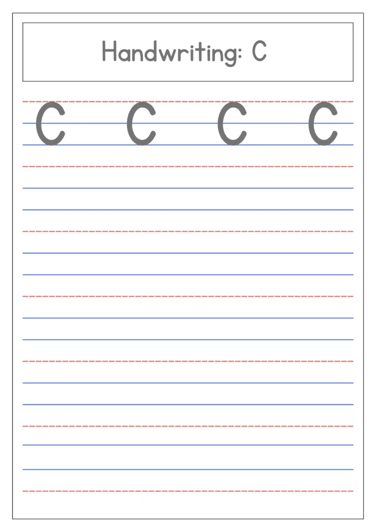 capital-letter-C-4-line-writing-practice