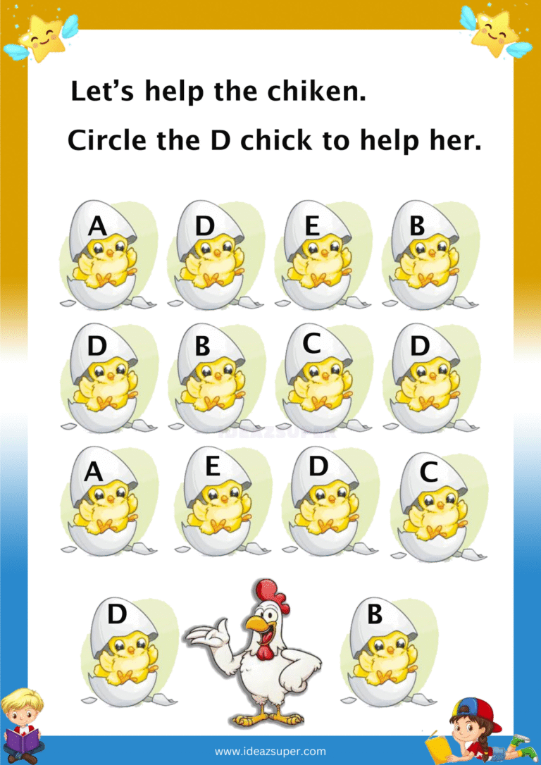 capital-letter-D-identification-worksheet-preschool-circle