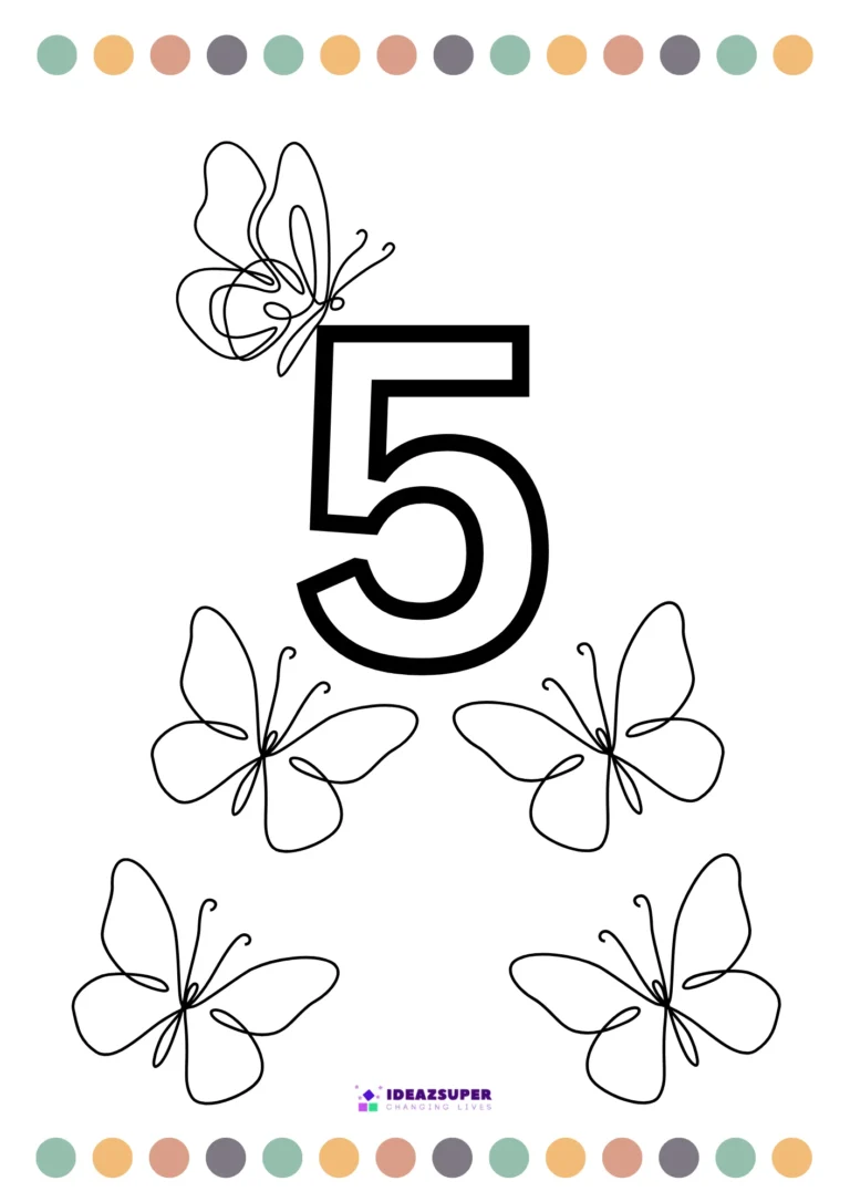 colour-Number-5-worksheet-preschool