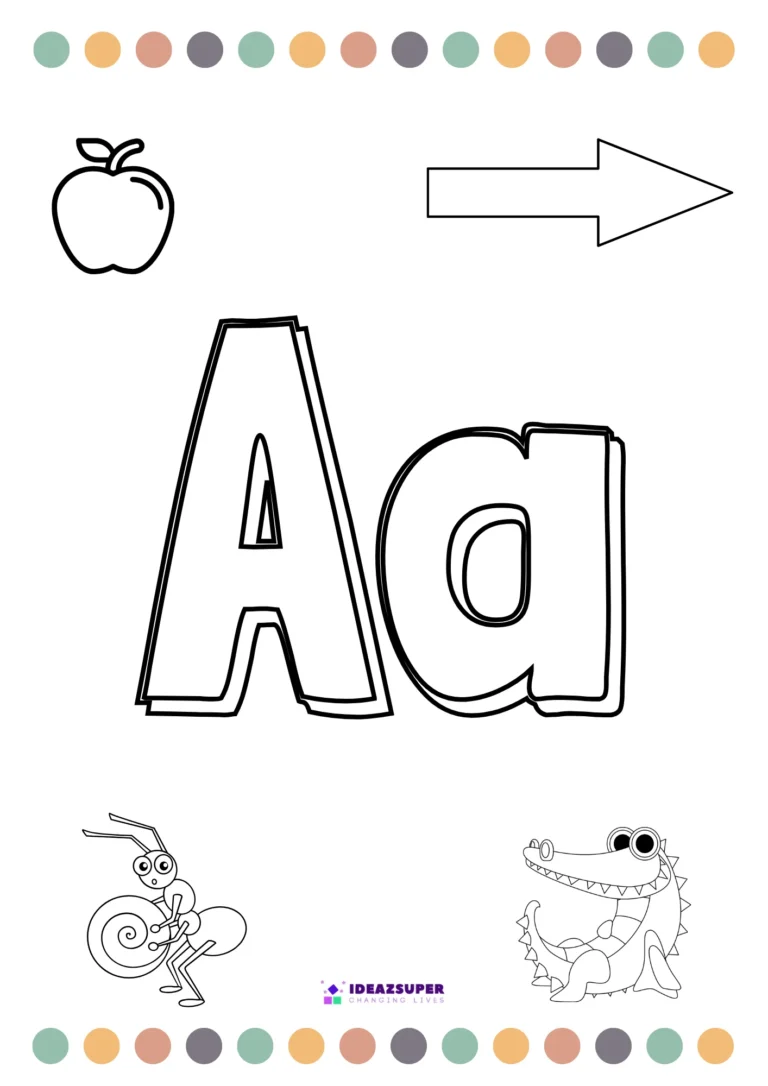 colour-letter-A-worksheet-preschool