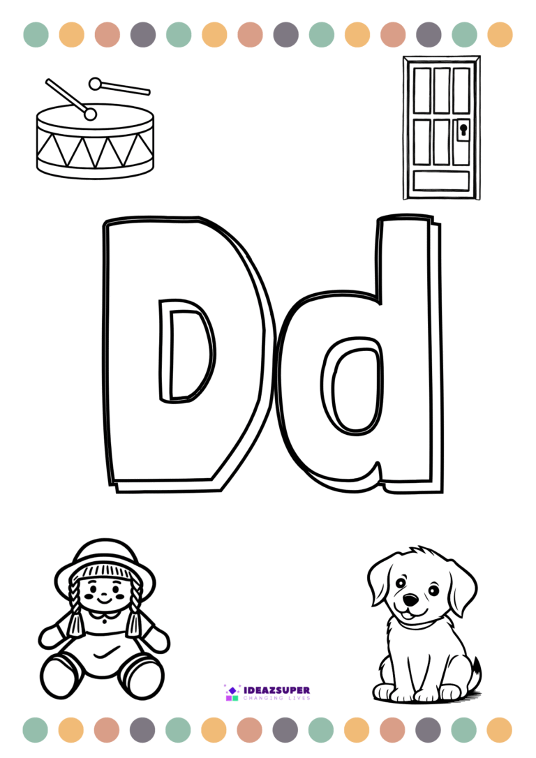 colour-letter-D-worksheet-preschool