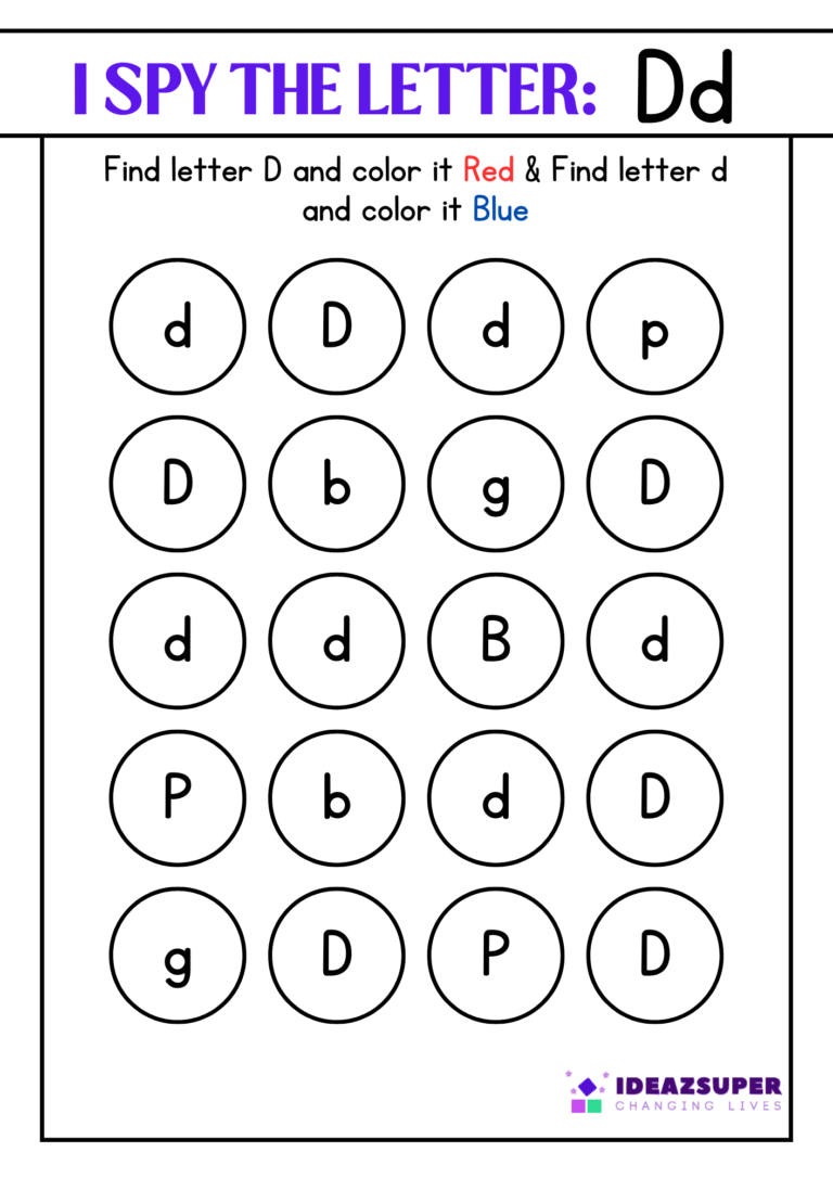 colour-letter-Dd-worksheet-preschool