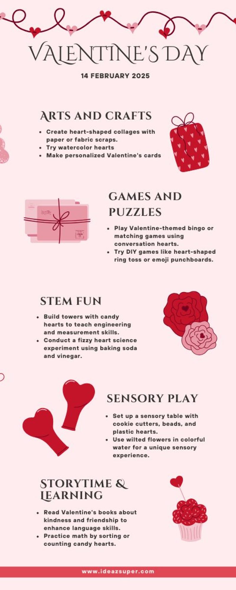 Valentines Day infographics